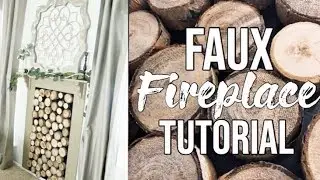 Faux Fireplace DIY
