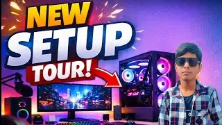My temporary Gaming+editing setup tour 🎮🖥️ | 200 subs special 🎉🥳 #setup #vlog 