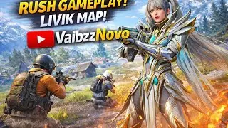 Livik Map Rush Gameplay 🔥 BGMI | Fast Paced Fight & Clutch Moments