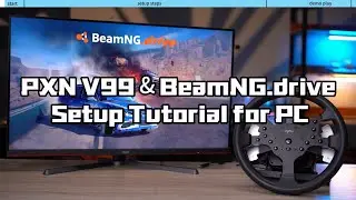 PXN V99 Gaming Steering Wheel & PC BeamNG drive Setup Tutorial.#pxn #tutorial #pxnv99 #steeringwheel