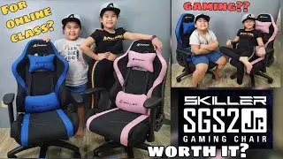 For Studying/Online class and Gaming!! Best chair for Kids 2021 - New Sharkoon Skiller SGS2 Jr .