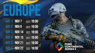 PCS3 Europe Finals &bull; Day 6 &bull; PUBG Continental Series