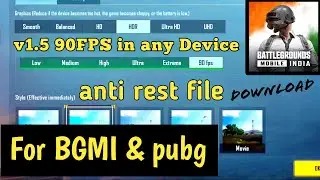 Bgmi 90 FPS Updated 1.5 Config | How to Enable 90 FPS BGMI Latest Update  90 FPS 100% WORKING TRICK