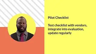 Vendor Assessment Score Checklist with eAuditor