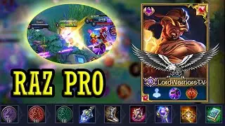 RAZ GAMEPLAY aov raz build aov raz gameplay aov raz pro
