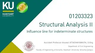 Structural Analysis II: Influence line for indeterminate structures