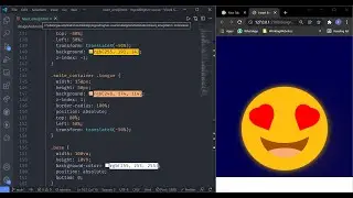 How to create animated heart emoji using CSS | HTML | MG Coding Fun