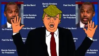 Donald Trump Attacks Ben Carson. Donald Chump Cartoon / Parody / Impersonation
