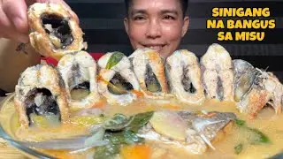 Sinigang na Bangus sa Miso Mukbang Asmr | Filipino Food | Mukbang Philippines | Eating Show