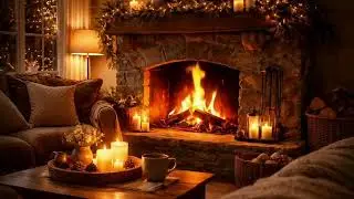 Cozy Fireplace Ambience with Crackling Fire Sounds | Relaxing Fireplace Video (1.5 Hours)