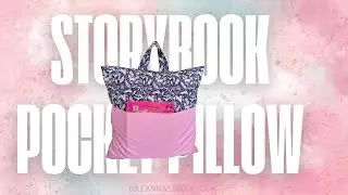 Storybook Pocket Pillow Sewing Tutorial | Beginner Friendly Project | Handmade Christmas Gift