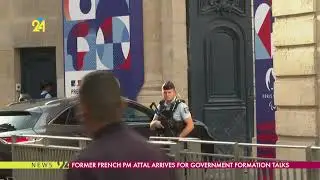 Former French PM Attal Arrives For Government Formation Talks