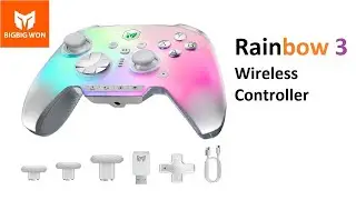 BIGBIG WON Rainbow 3 Wireless Controller 2000Hz Polling Rate Capacitive Joystick