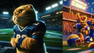 Cat Story | Olympic Champion #cat #funny #ai #cute