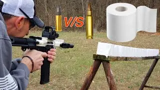22LR VS 5.7x28 - HOW MANY TOILET PAPER ROLLS WILL THEY GO THROUGH?