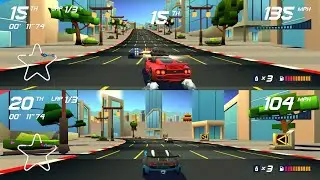 Best FREE 2Player Game / HORIZON CHASE TURBO Split Screen Gameplay 4K60fps