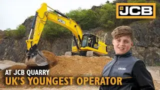 The future of construction: UK&rsquo;s Youngest Backhoe Operator at JCB Quarry