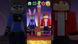 Twin Telepathy Challenge (Zootopia 2 x Minecraft Animation) #minecraft #zootopia2 #animation