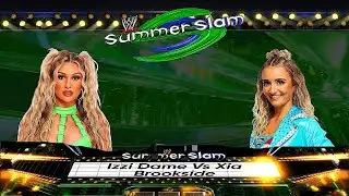 Izzi Dame VS Xia Brookside| WWE 2K25 Universe Mode| Match For Women's MITB