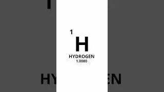 Hydrogen/Водород | Atomic Number: 1 | Atomic Weight: 1.0080&plusmn;0.0002 | #chemistry #resolve18 #autism