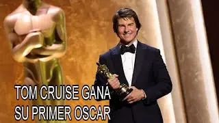 TOM CRUISE Y SU PRIMER OSCAR - discurso subtitulado 