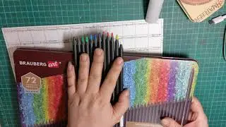 Карандаши Brauberg premium art. Выкраска 12 цветов, speedpaint, впечатления.