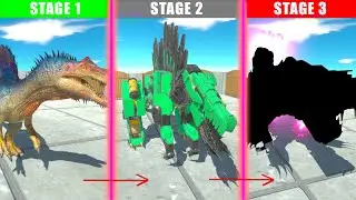 EVOLUTION OF SPINOSAURUS - Animal Revolt Battle Simulator ARBS