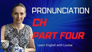 Improve your pronunciation of English words with this video about the letters CH.
