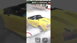 Smoke drifting with convertible car. #gamer #trending #viral #drift #shorts#race