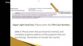 HOW TO COMPLETE A HUD SALES CONTRACT TRAINING SESSION