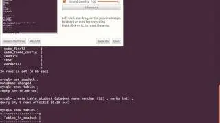 Mysql Video Tutorial Select Update Create Insert query Planetghost.com