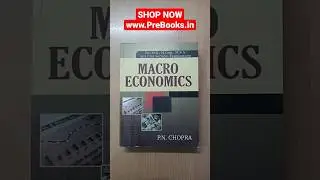 Macroeconomics by PN Chopra SHOP NOW: www.PreBooks.in #viral #books #shorts #prebooks