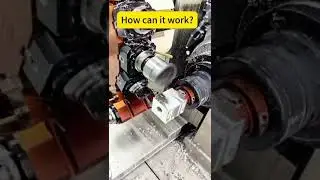 How can it work like this? #machine #cncengineering #engineering #factory #cncpartsfactory #cnc