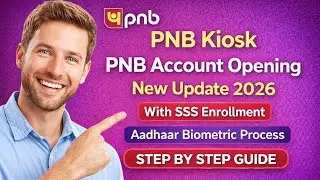 PNB Kiosk Account Opening With SSS New Update 2026 | Step by Step Full Process | RK DigitalTech7