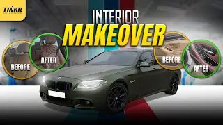 Tinkr Bespoke Luxury Car Interiors & Upholstery | BMW 5 Series Car Seats Upgrade | Tinkr
