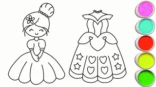 👗✨ Drawing a Bride with a Dream Dress: A Fantasy Design Step by Step!
