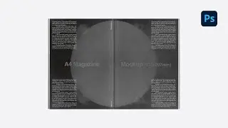 A4 MAGAZINE Mockup Photoshop Tutorial