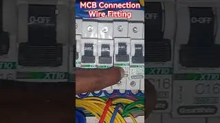 MCB Connection #electrical 😭 #wiring #wire #shorts #viral
