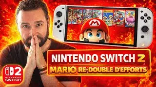 GAMING NEWS 🎮 NINTENDO SWITCH 2 : MARIO RE-DOUBLE D'EFFORTS 😱🔥