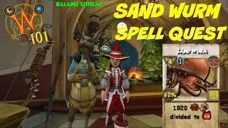 Wizard101: Level 118 Balance Sand Wurm Spell Quest!