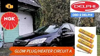 Ford Focus 2008 mk2 1.6tcdi glow plug replacement. #automobile #mechanic