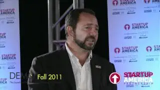 Jacques Mechelany, Founder of I-Postmortem, at the Startup America HD Social Lounge, DEMO Fall 2011