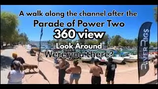 A walk along the channel after the Parade of Power (Inside the Excitement of Desert Storm 2025)