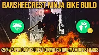 BANSHEECREST NINJA BIKE BUILD (The Division) Dark Zone 1.8 PvP Gameplay