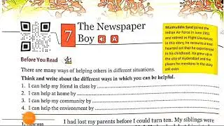 The Newspaper Boy story in hindi class 5 gulmohar golden Jubilee chapter 7 explanation
