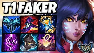 T1 Faker Ahri MID vs Veigar - Patch 12.9 Korea Challenger ✅