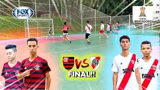 FLAMENGO vs RIVER PLATE JOGO 5 vs 5 DECISÃO FINAL LIBERTADORES AO VIVO DESAFIOS DE FUTEBOL