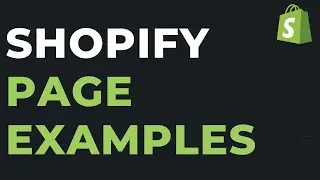 Shopify Landing Page, FAQ, Homepage, and About Us Page Examples
