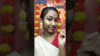 Under 20 rupees saraswati puja makeup 💕🌻#shorts #makeuptutorial #saraswatipuja2025 #under20