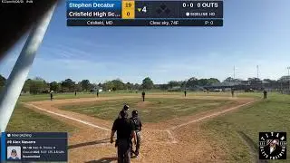 Stephen Decatur Seahawks BB vs Crisfield High School (2023.04.20)
